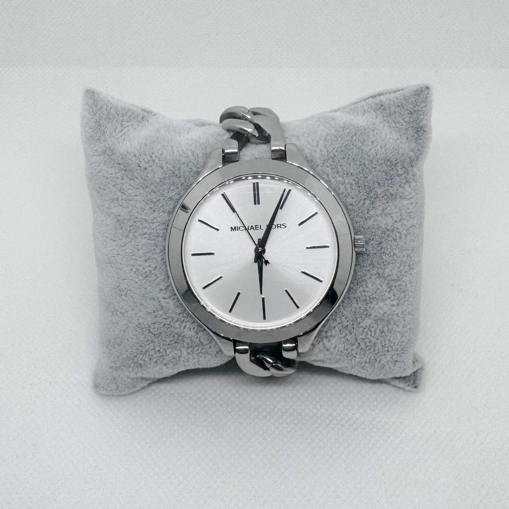 Michael Kors Slim Runway White Dial Women’s Watch